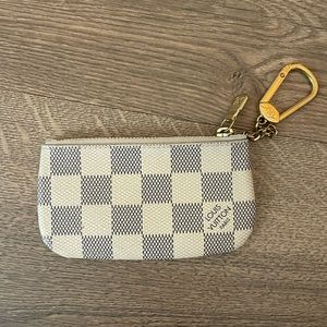 Louis Vuitton White Damien Key Pouch
